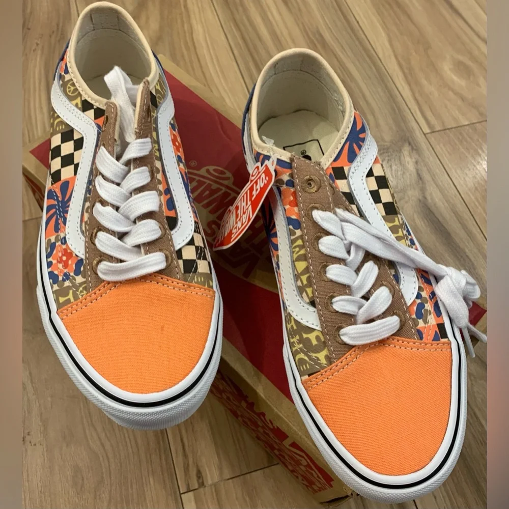 Vans Old Skool Tapered (Camp Positive) Multi/True White Men's 9.5,Women's 11M